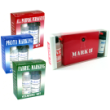 Ink & Pad Kits : Aero Mark II Pre-Inked Marking System Kit - All Purpose, Crown Super Marking Ink Kit - Photos/Grocery, Sure Print Indelible Ink Kit - Fabrics and Ultra Perm Opaque Ink Kit - Multipurpose